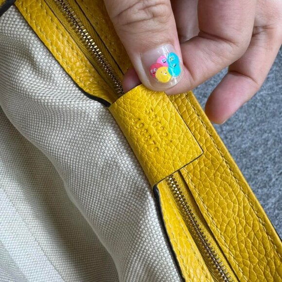 GUCCI Soho Yellow Leather Shoulder Bag 650-080825 - Picture 14 of 15